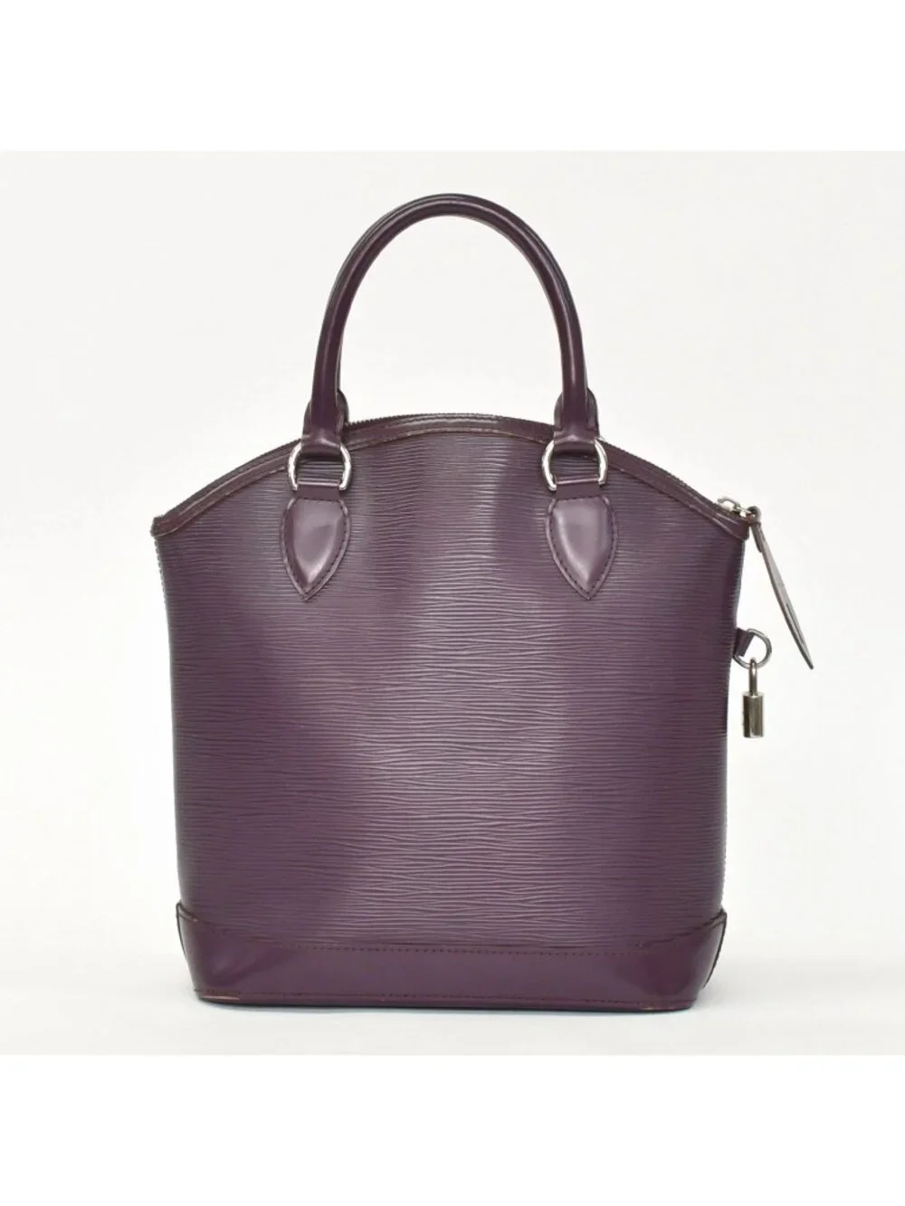 Louis Vuitton Purple Cassis Epi Lockit Handbag